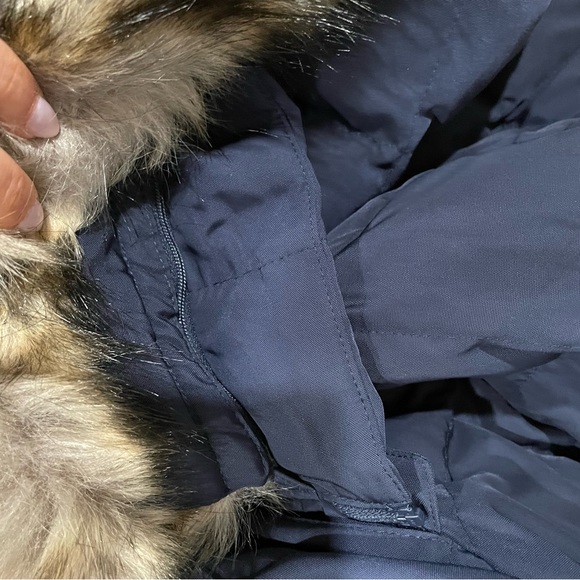 40. BNWT Eddie Bauer Yukon Parka SZ M Atlantic Navy Blue - Picture 8 of 11